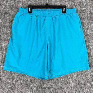 Simply‎ Southern Shorts Mens XXL Blue Hybrid Performance Athleisure Gym Workout
